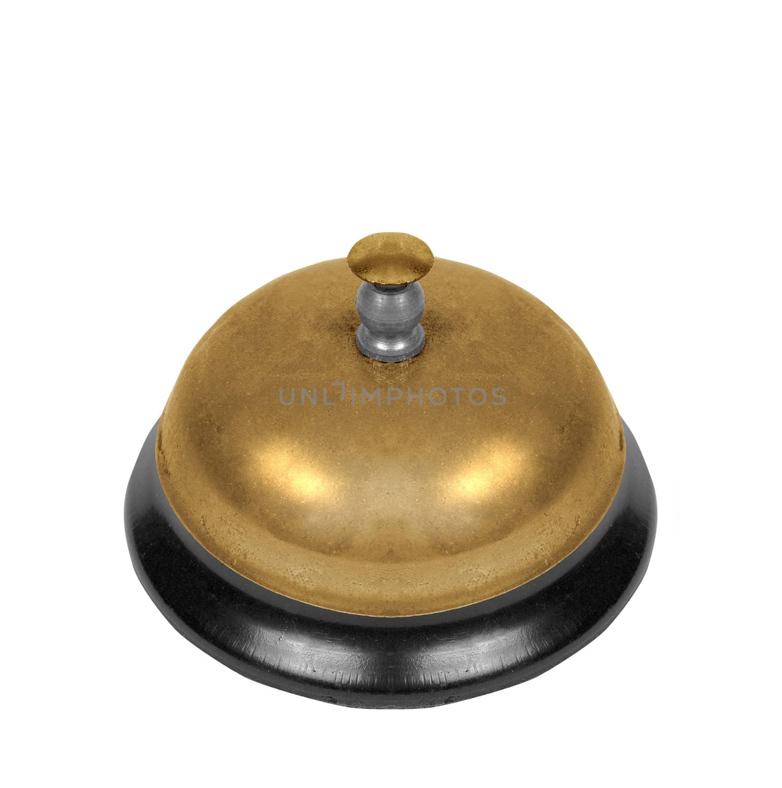 school bell isolated on white background