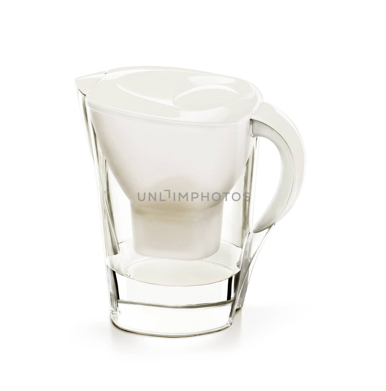 water filter isolated on white