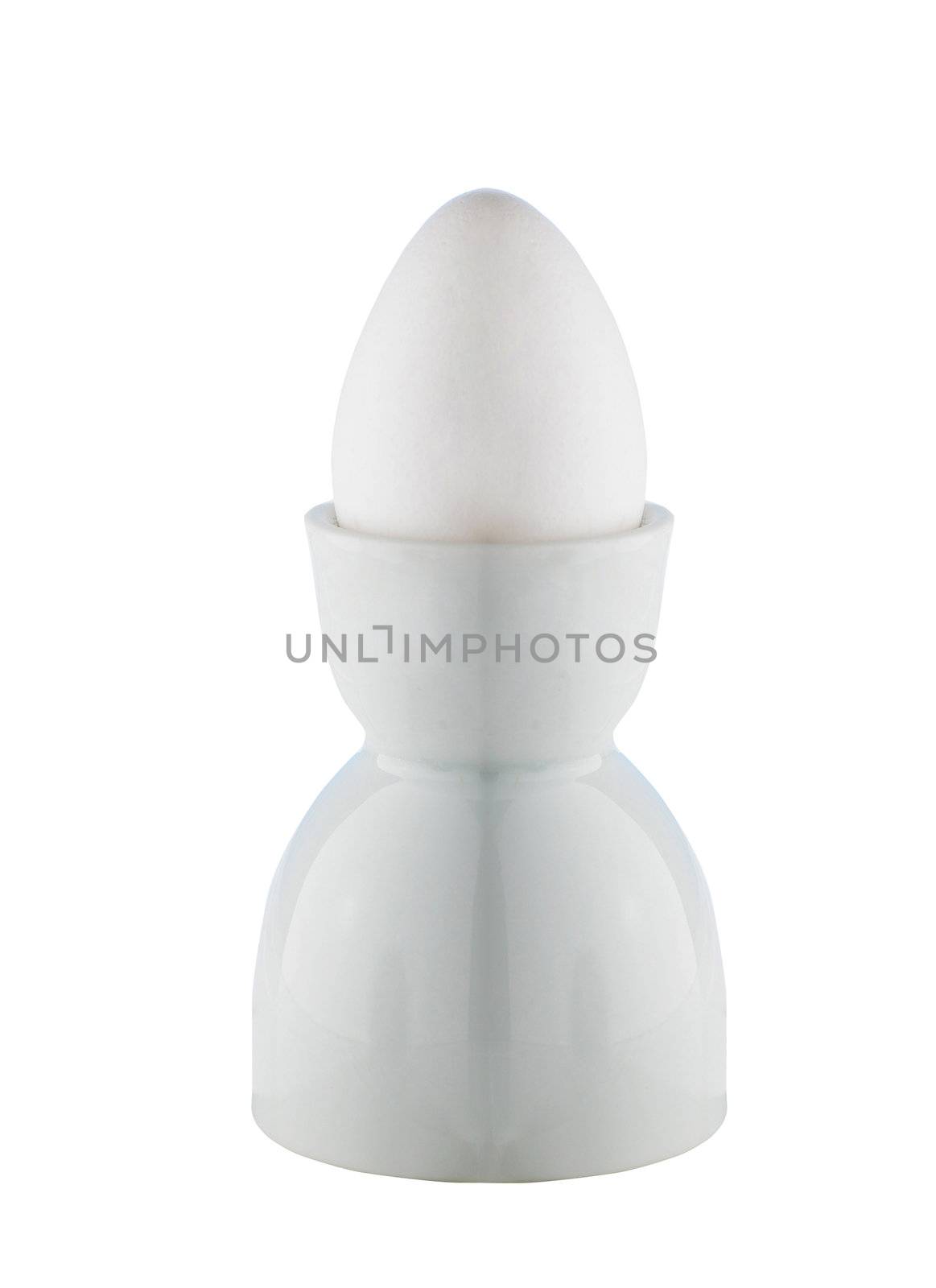 Egg isolated on white background