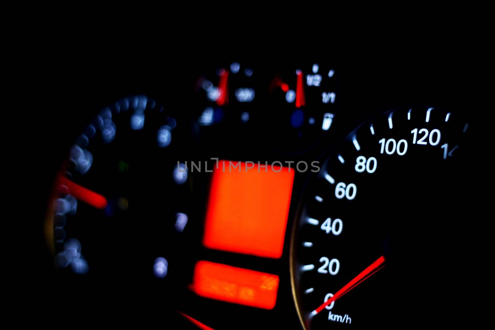 Speedometer of a car