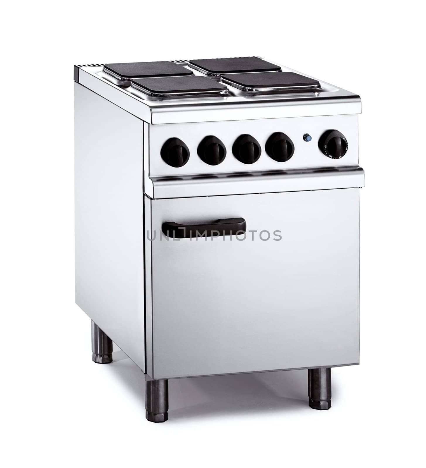 cooker over the white background