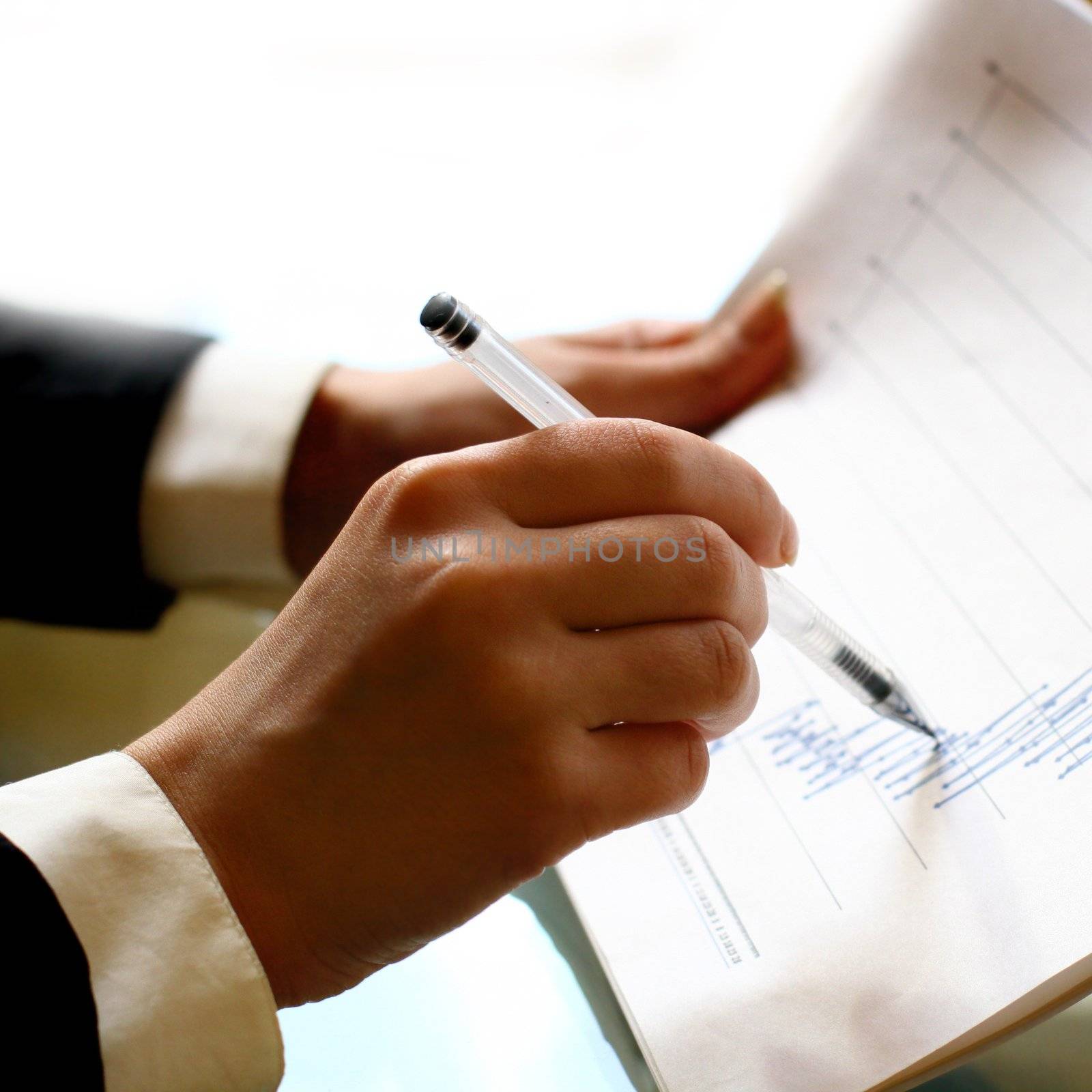 read the graph in financial report