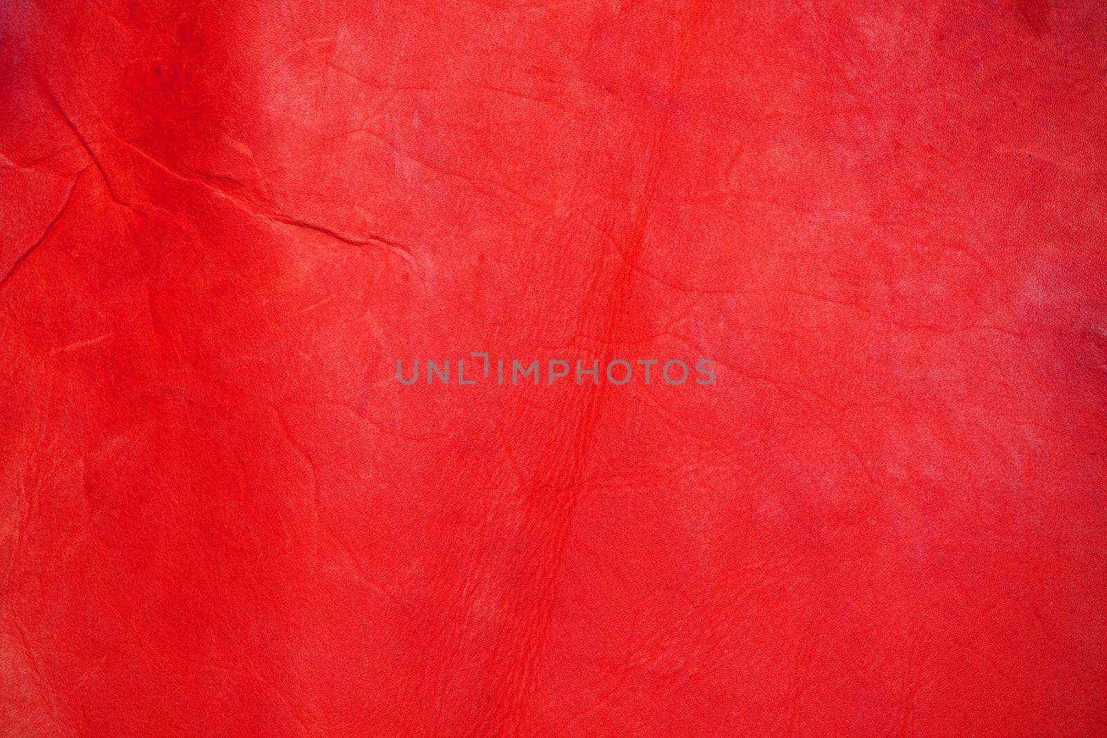 texture of red leather for background