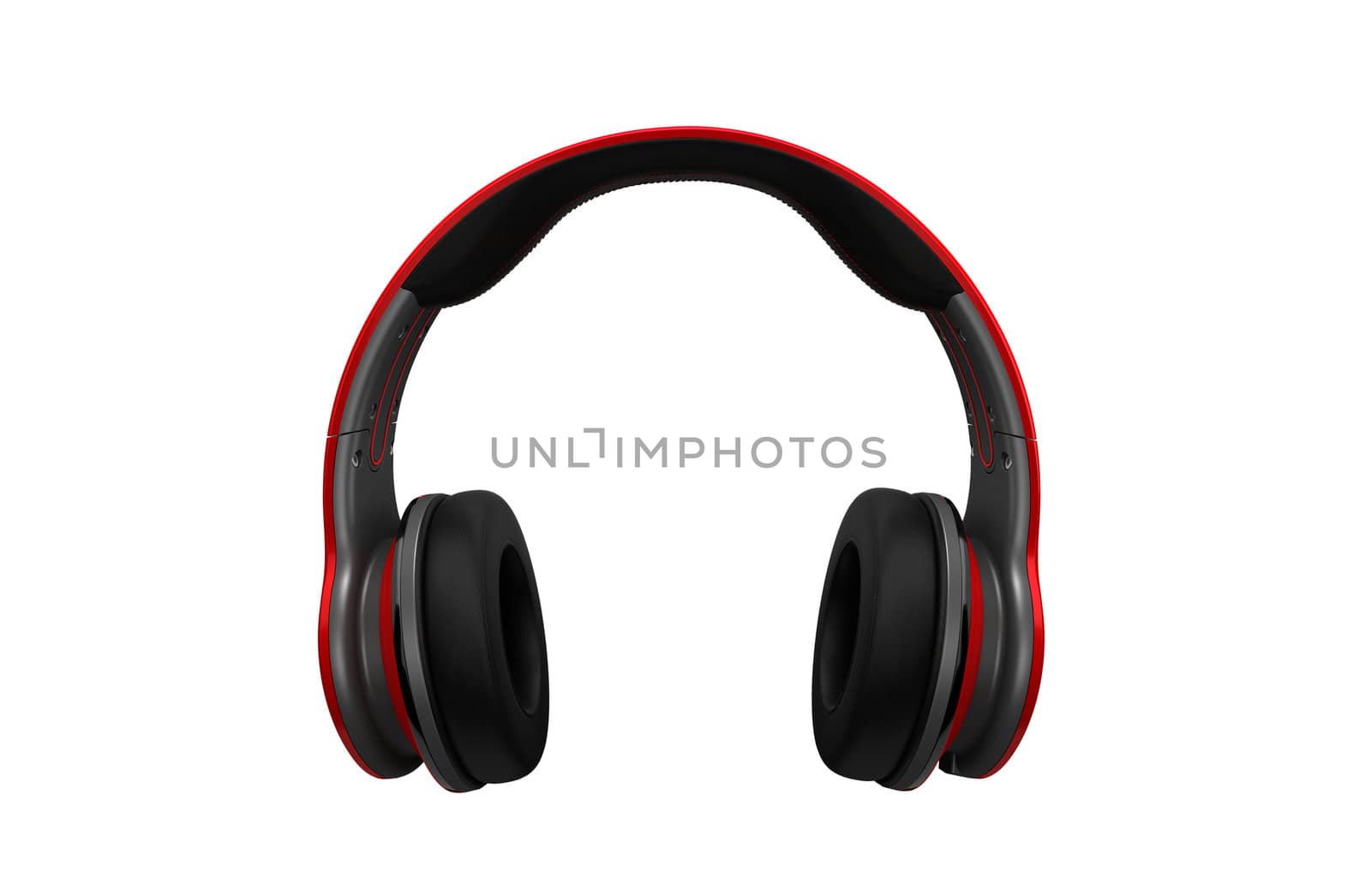 Headphones isolated on a white background