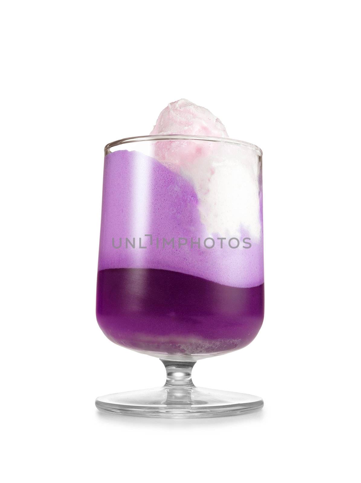 alcoholic cocktail in a tall glass