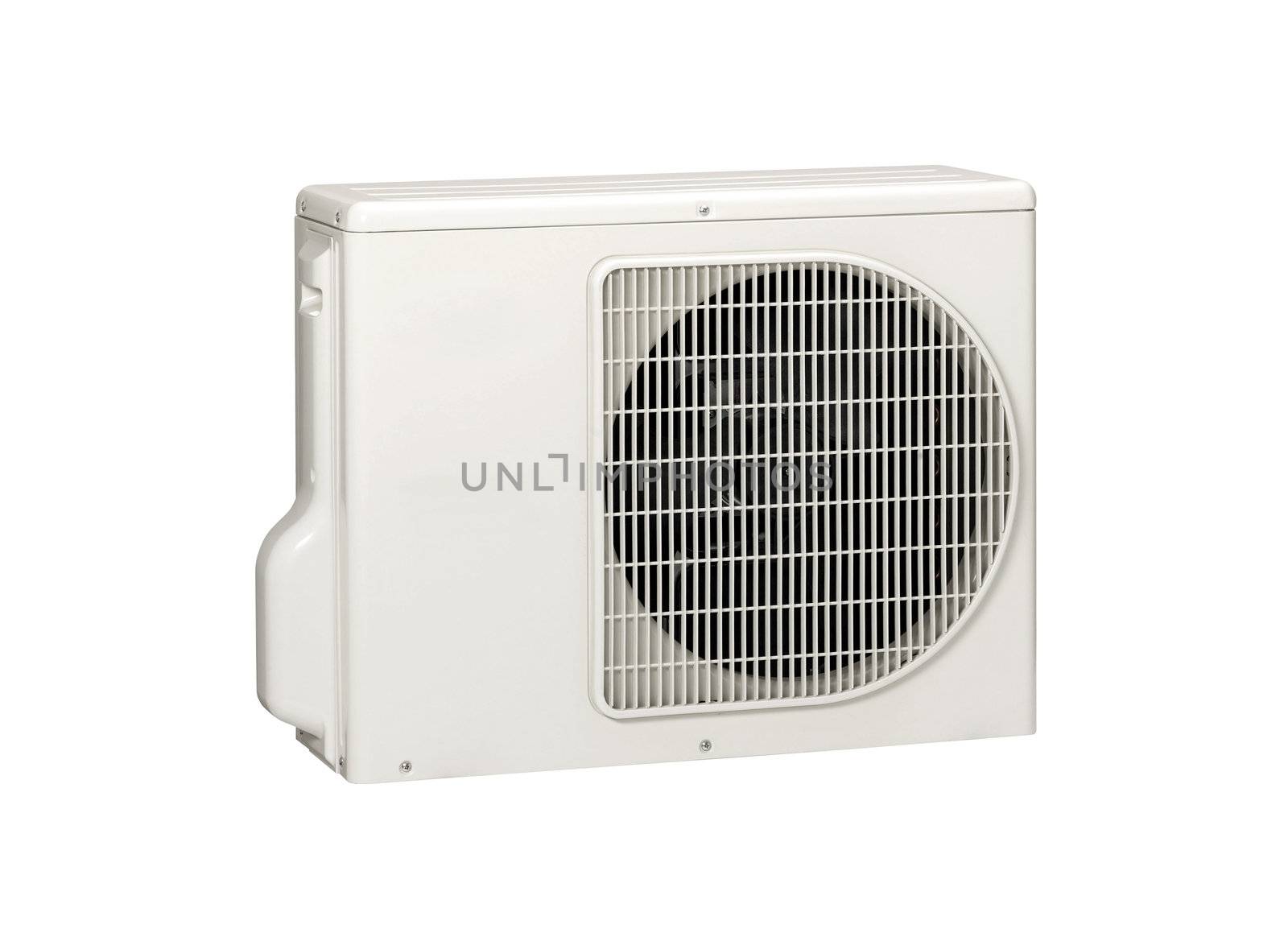 Inner block of a new air conditioner. Modern design.
