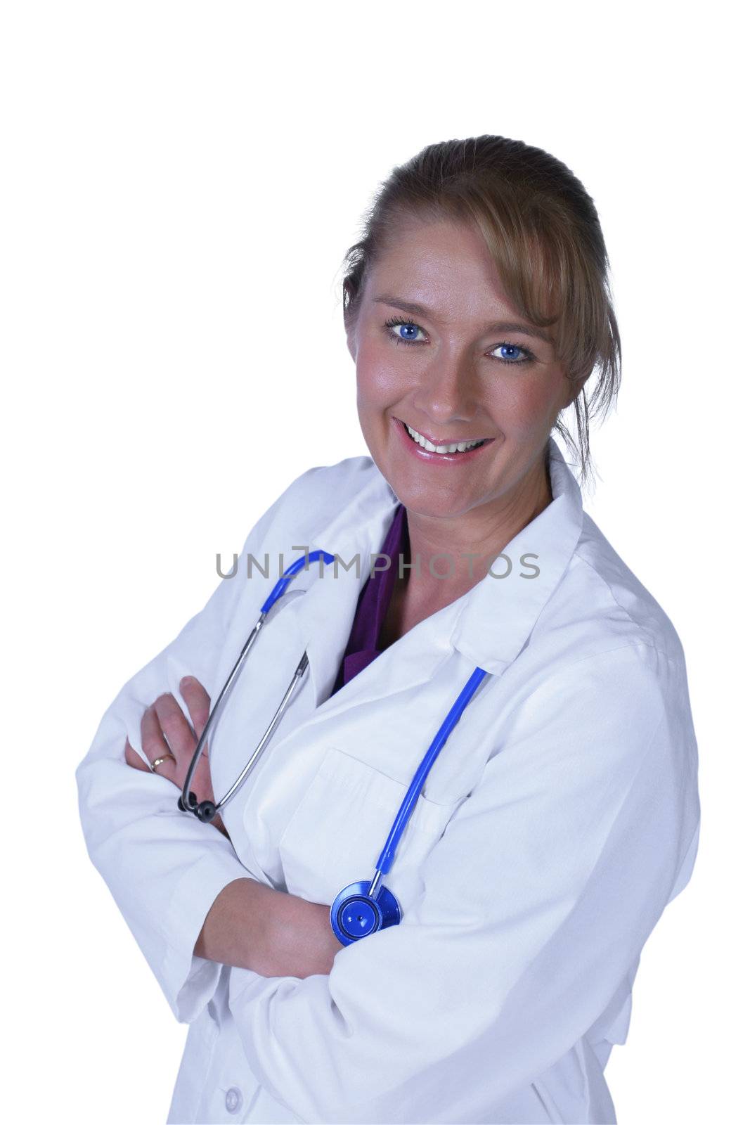 Beautiful and confident female doctor