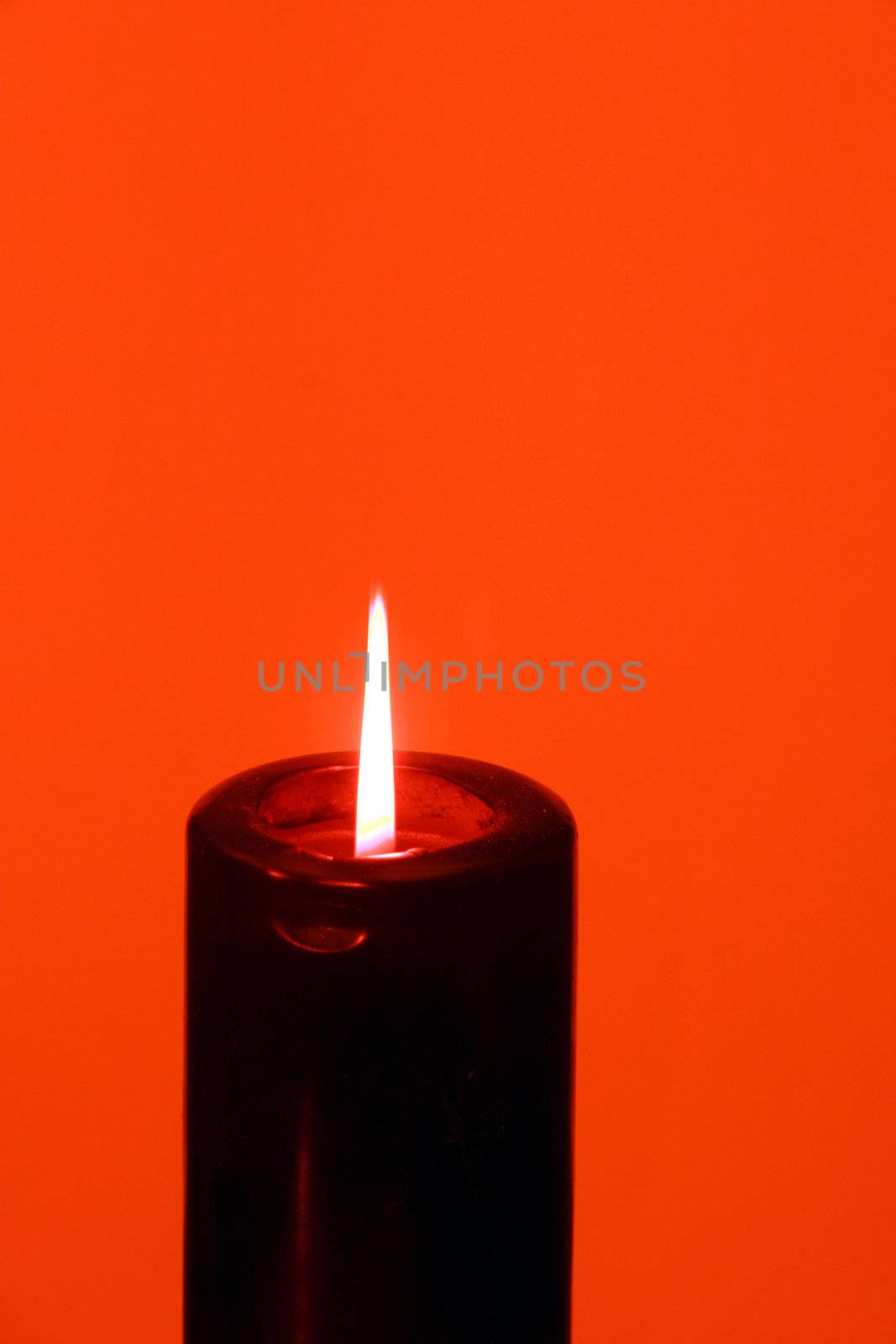 Red candel light