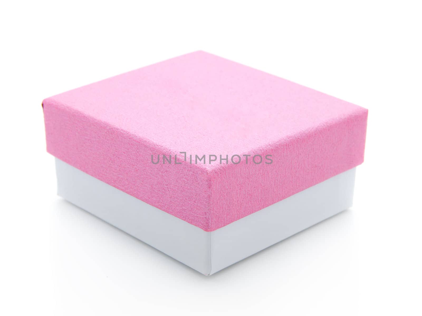 paper gift box on isolated background  by motorolka