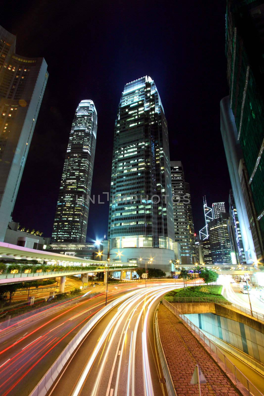 Hong Kong at night by kawing921