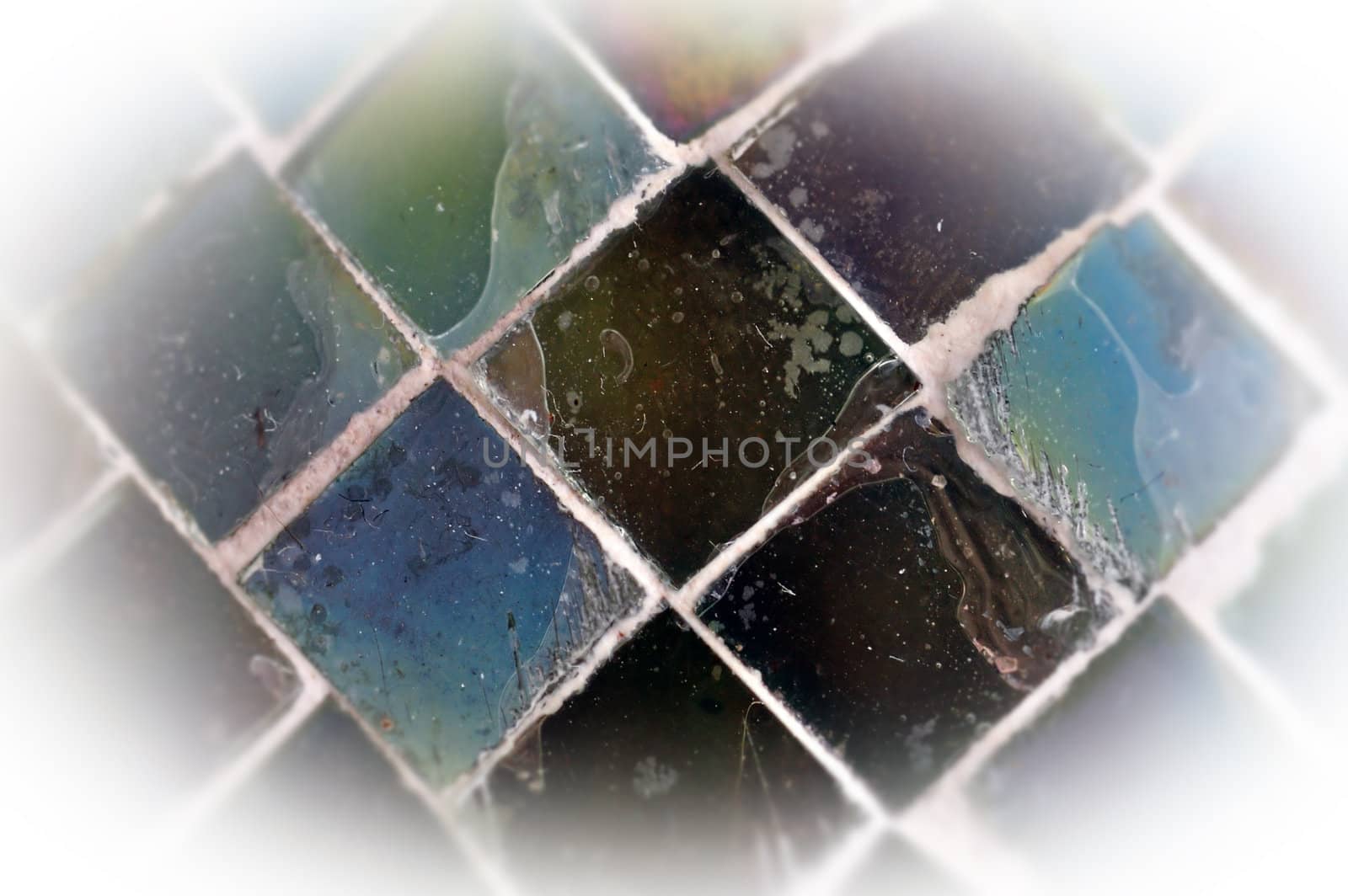 Square pieces colorful glass texture. Abstract background.