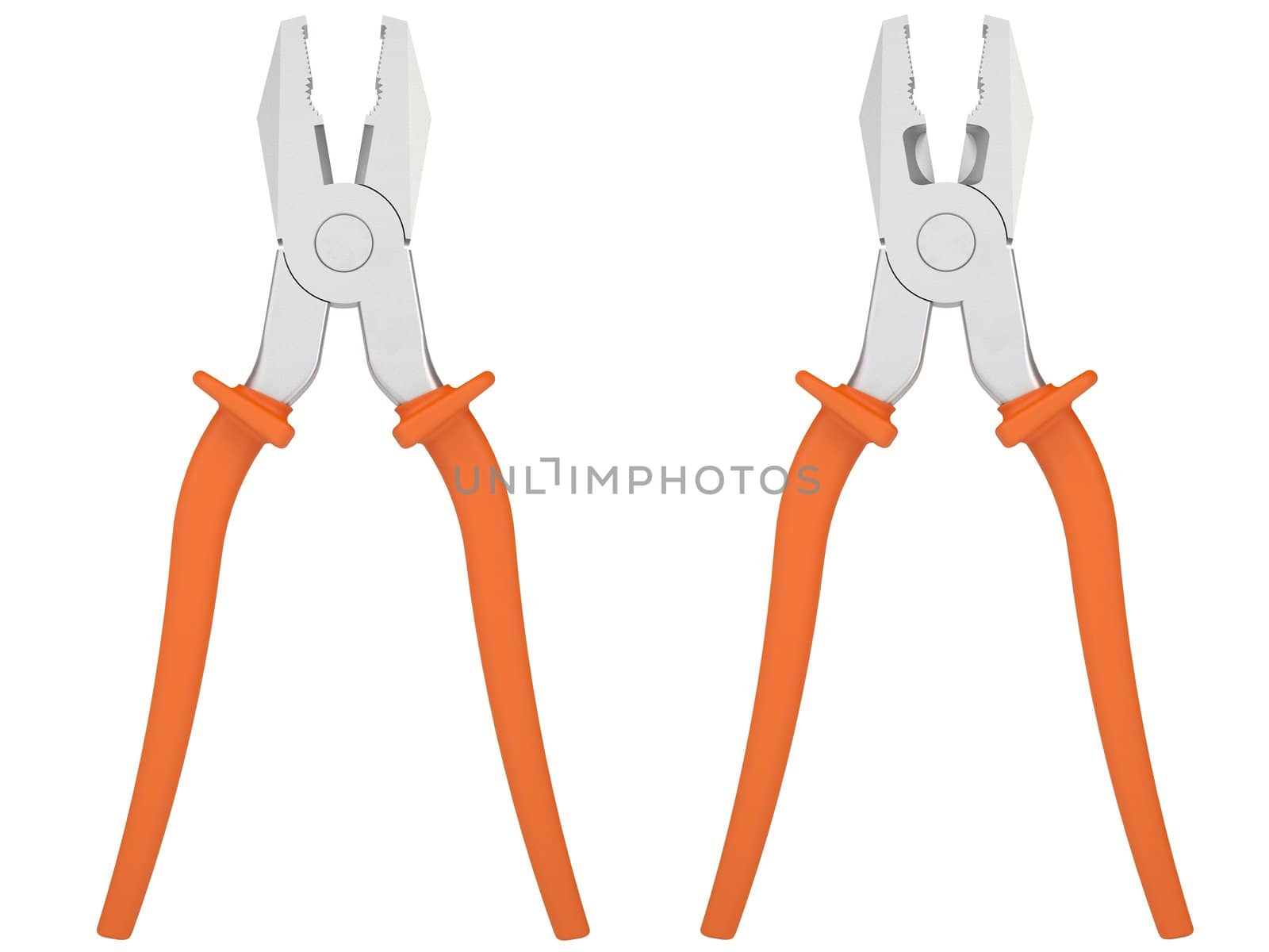 Pliers. Isolated render on a white background