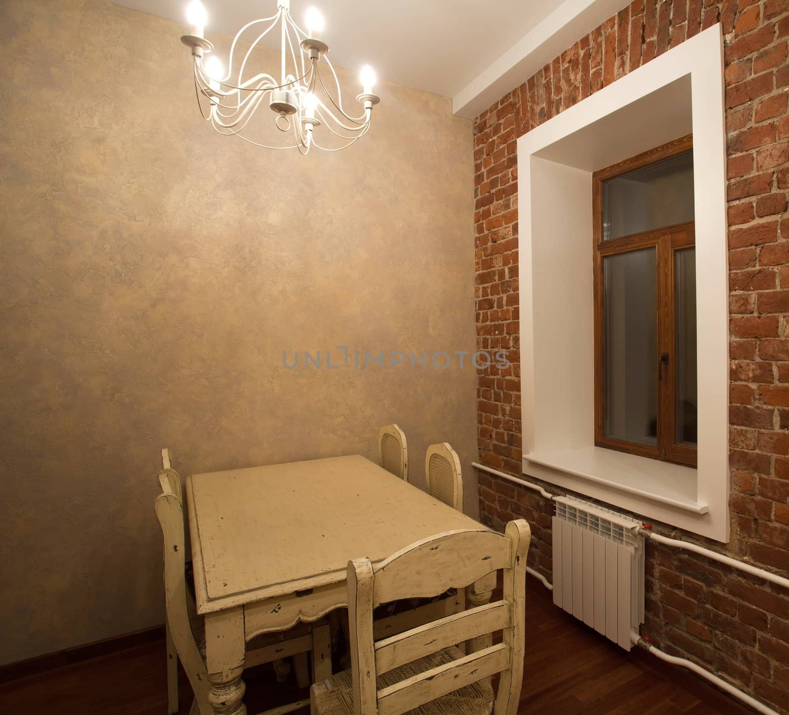 fragment of interior dining room