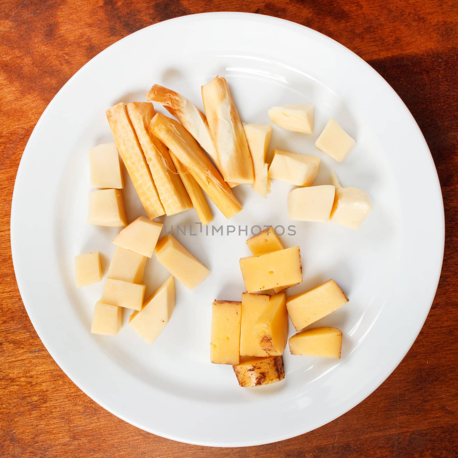 plate of cheese by shebeko