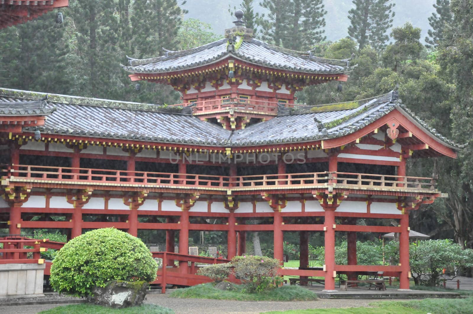 Byodo-In Temple in Oahu, Hawaii