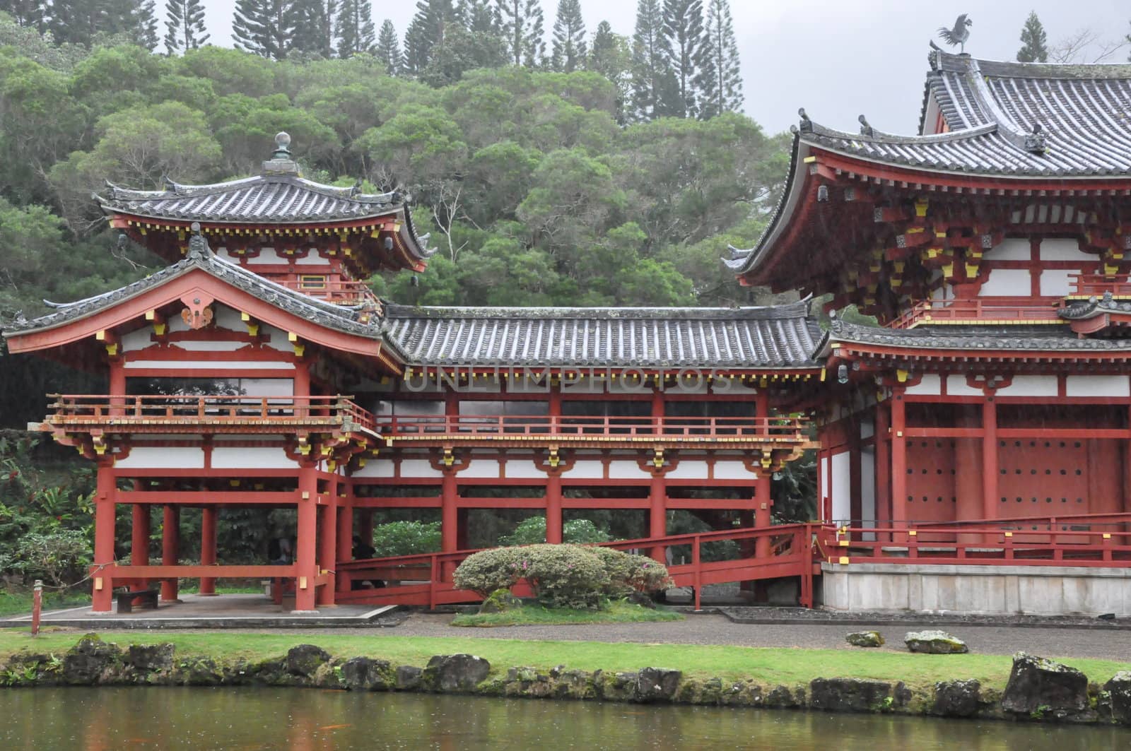 Byodo-In Temple in Oahu, Hawaii