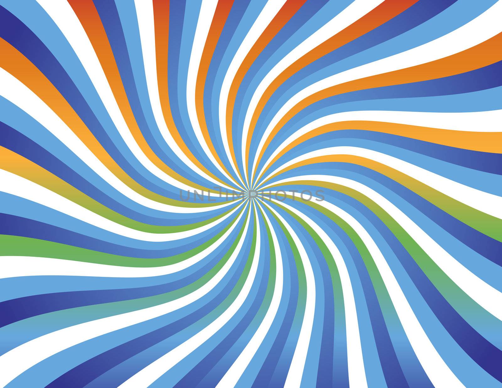 Bitmap Illustration - Colorful Wave Background