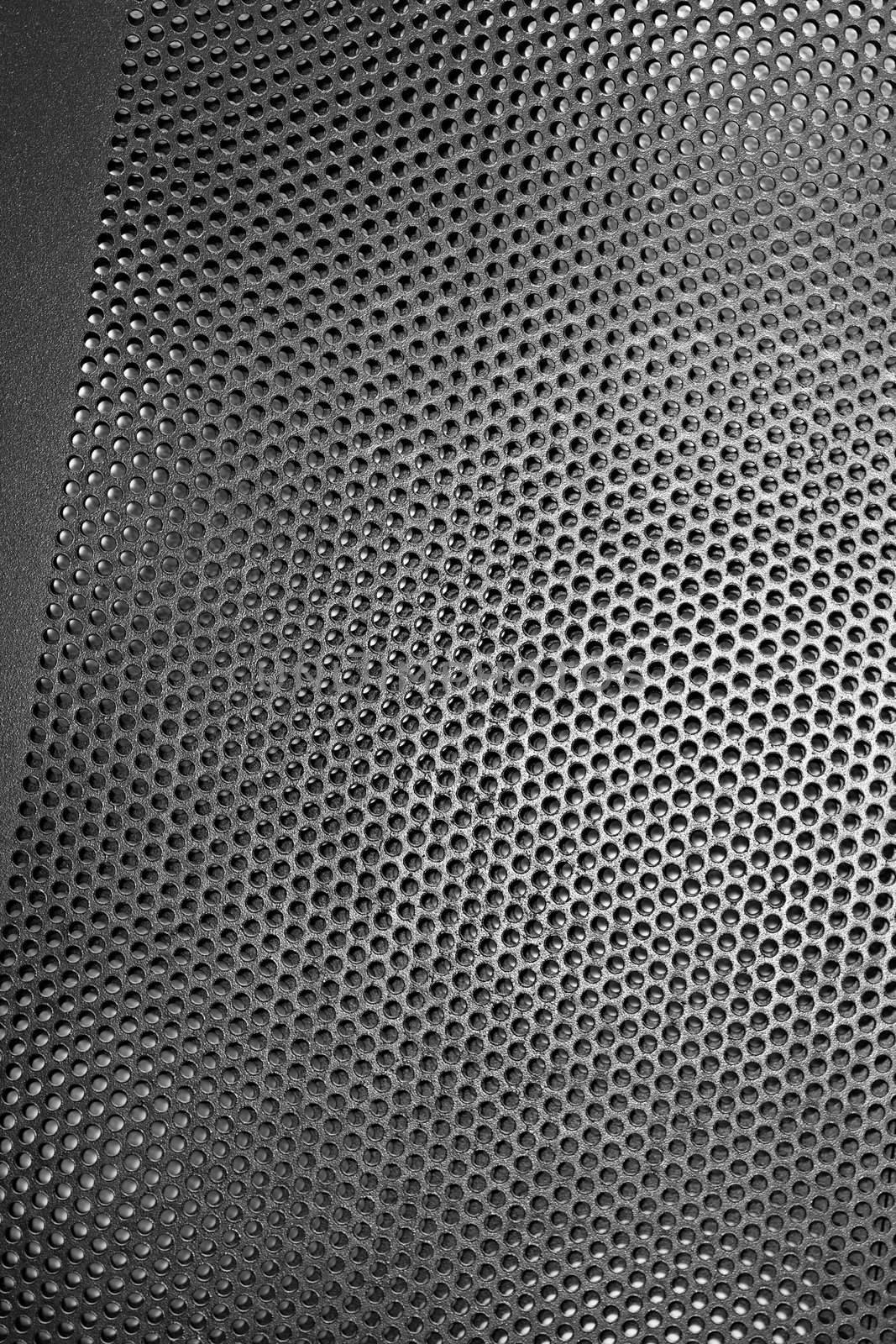 Black Iron Grill and the substrate from the grid as a background