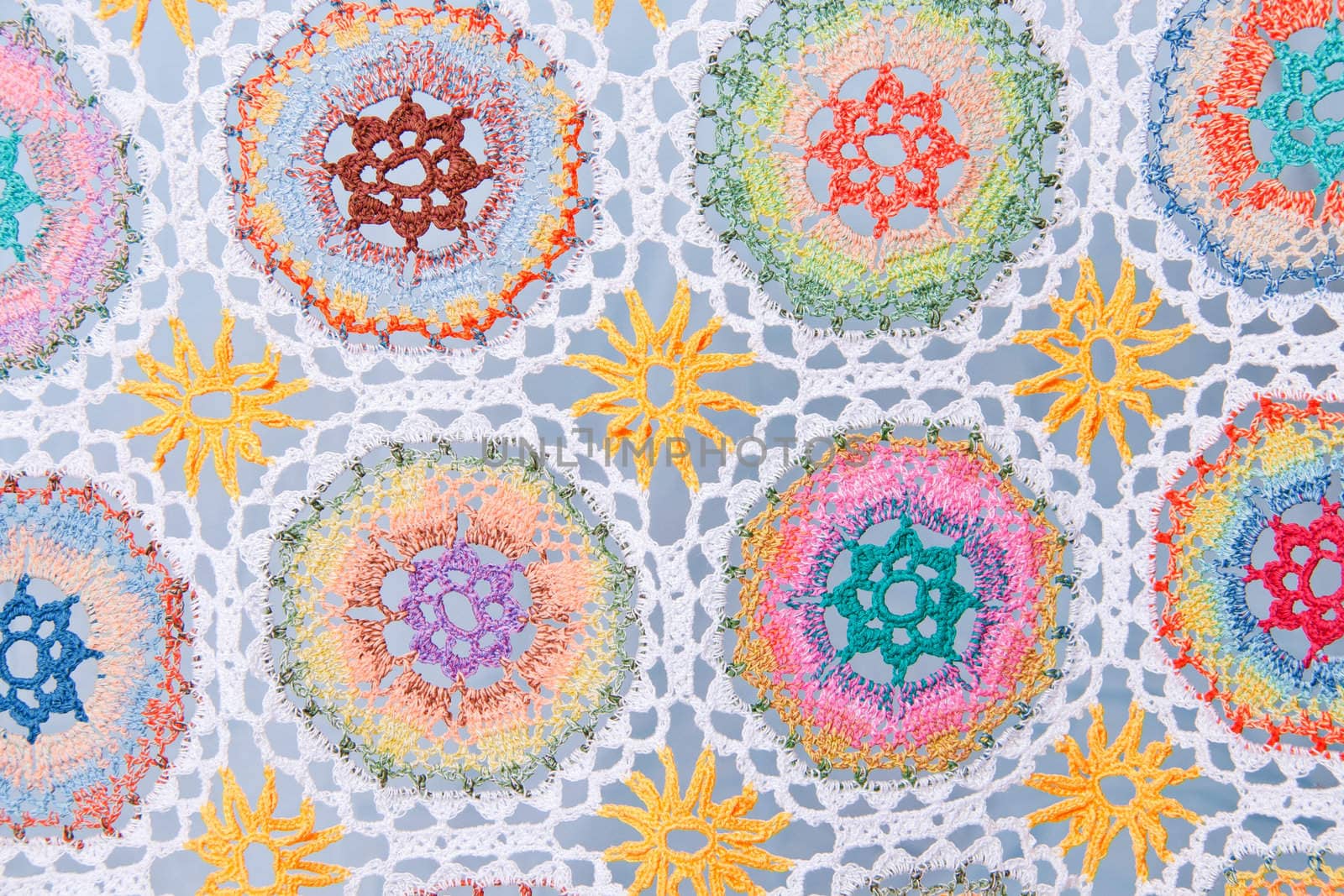 Handmade crochet fabric pattern  by akuli