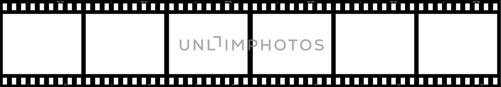 Six blank film frames by jeremywhat