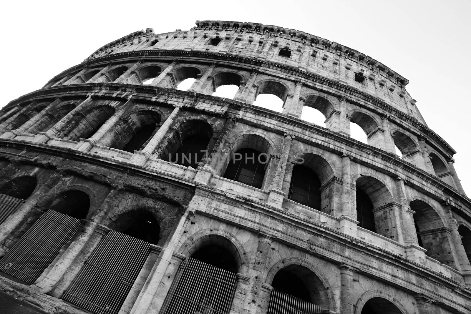 architecture of colosseum or coloseum at Rome Italy