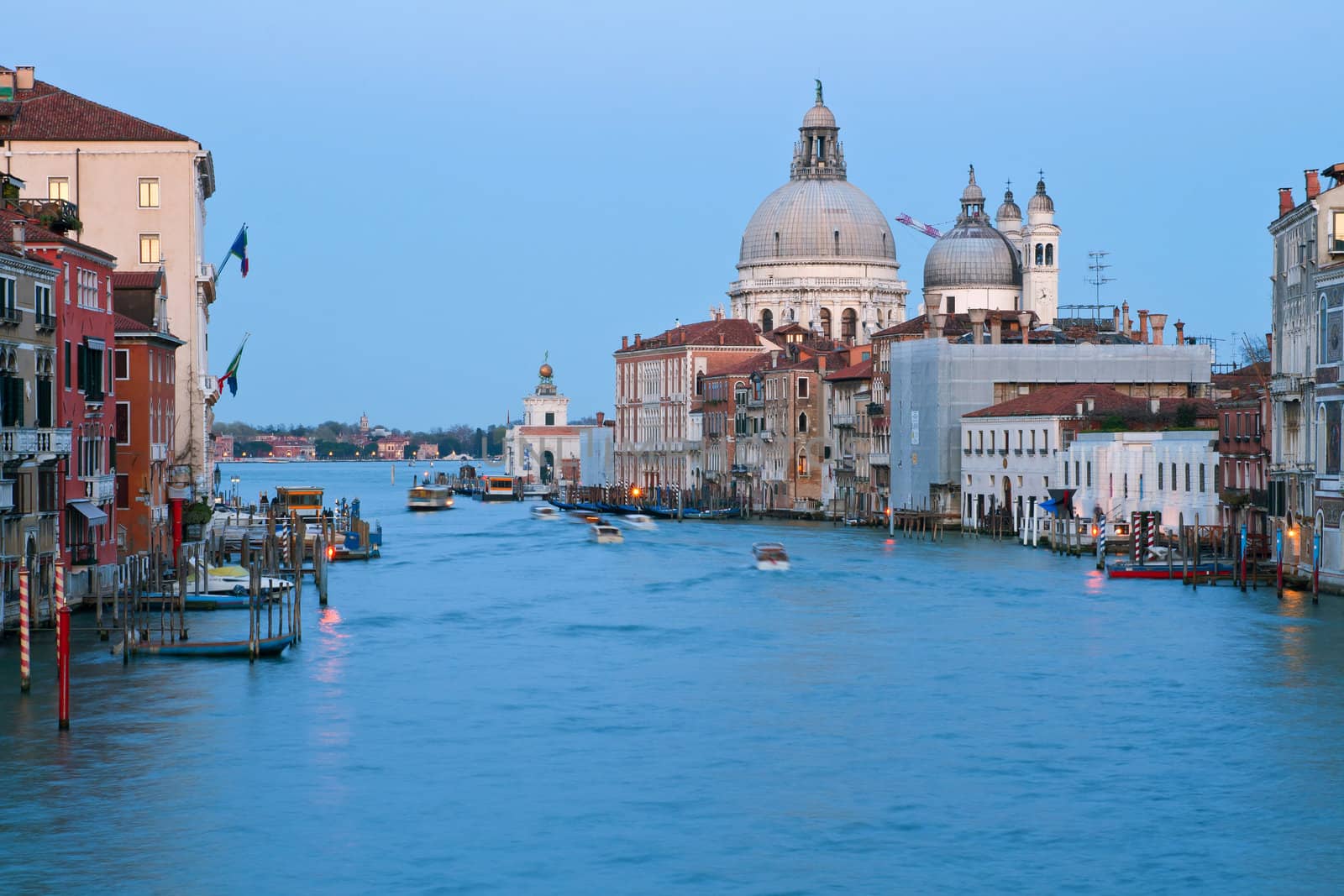 Grand Canal in the evening, Venice Italy
