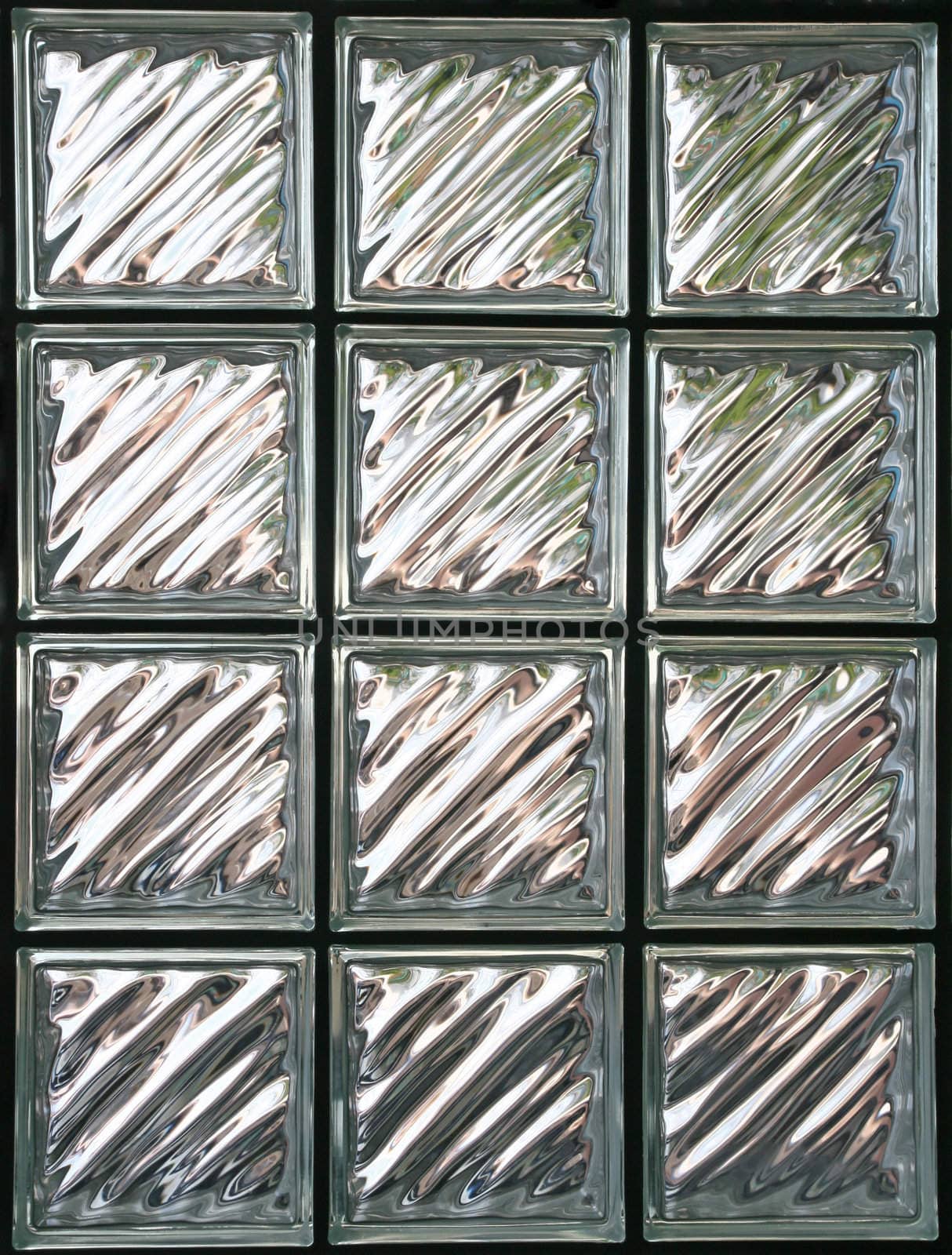 Pattern of Glass Block Wall