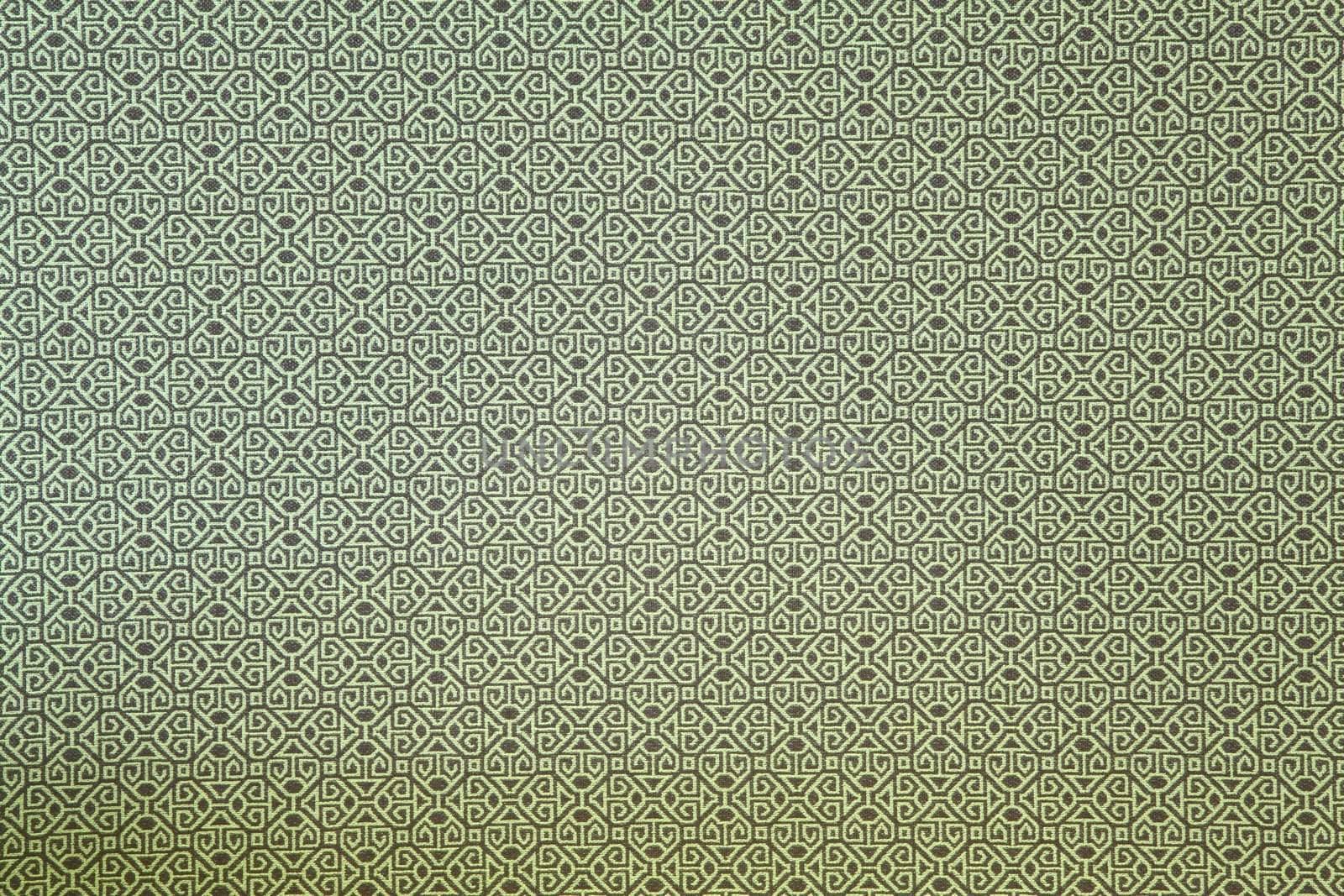 pattern of green tradition clothing wall paper panel