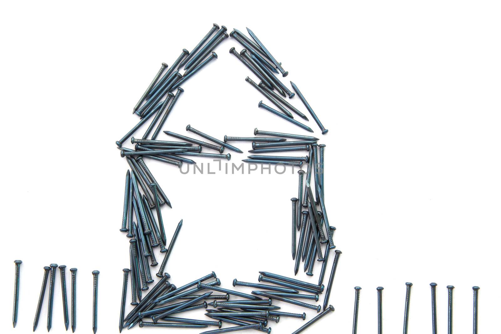 house from nails
