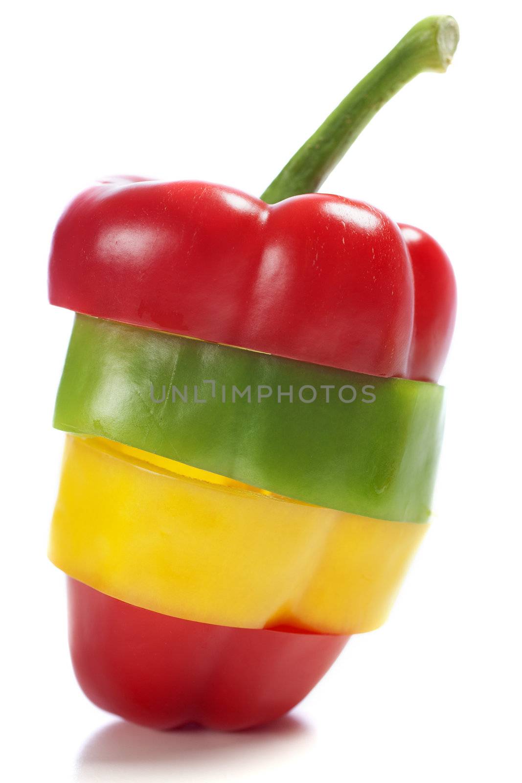 Three peppers mixed to make one by studiofi