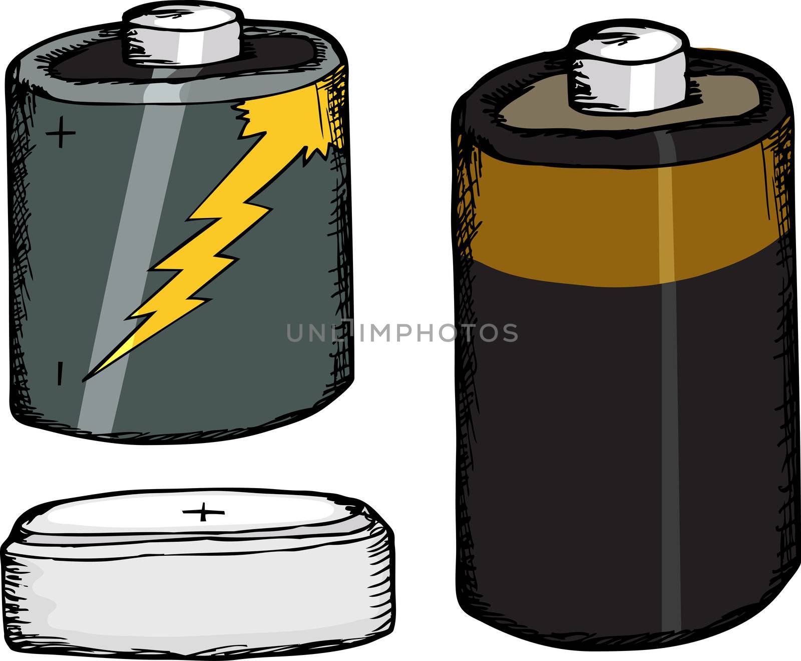 Assorted Batteries by TheBlackRhino