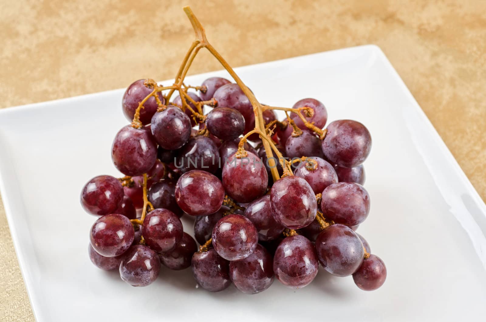 photo of the fresh red grape closeup