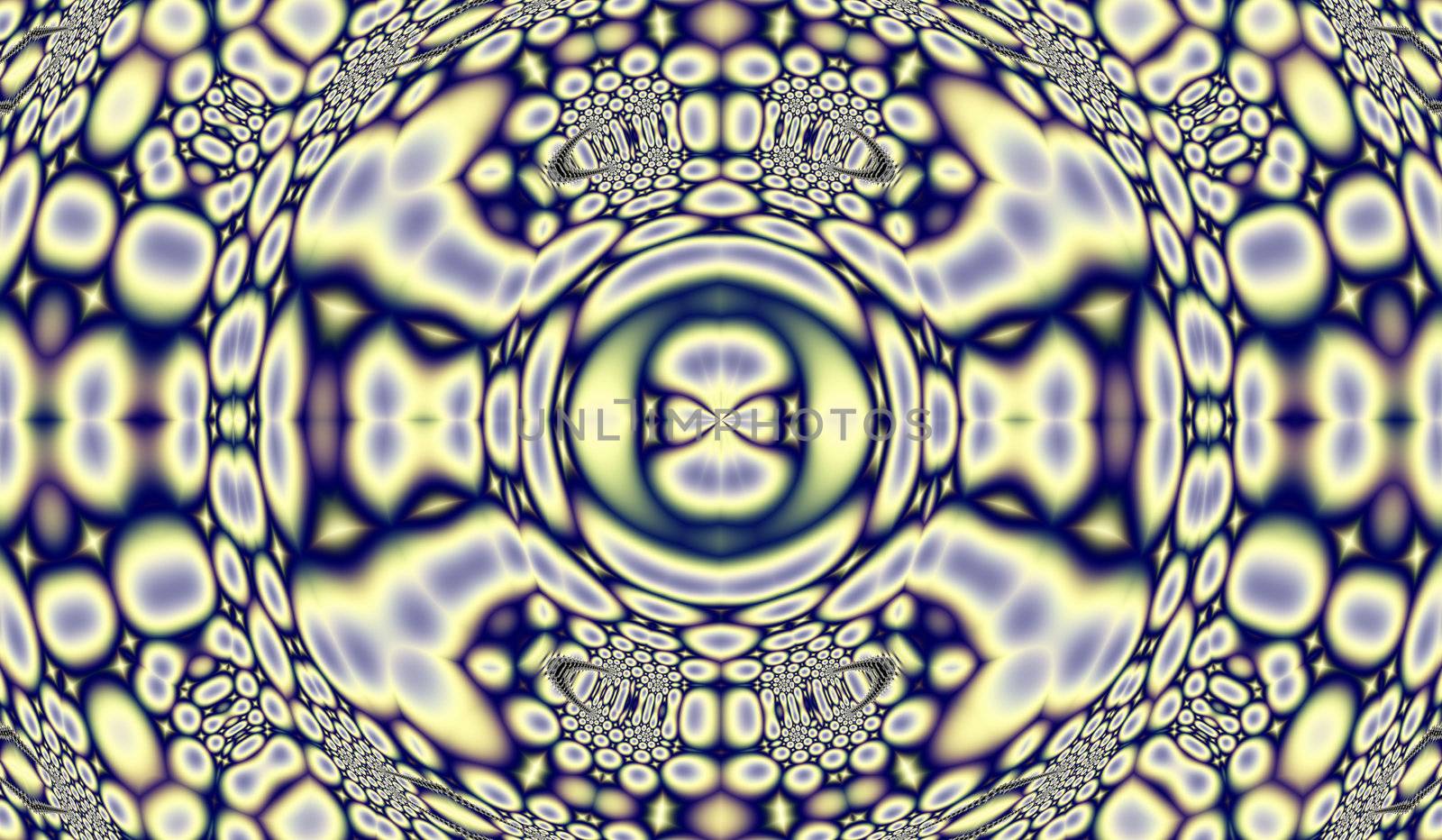 Bright and funky original abstract art design, baubles