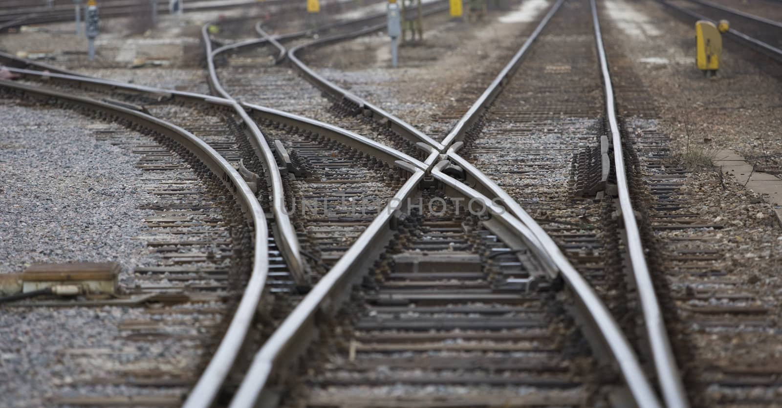 Full Frame of Railroad Tracks