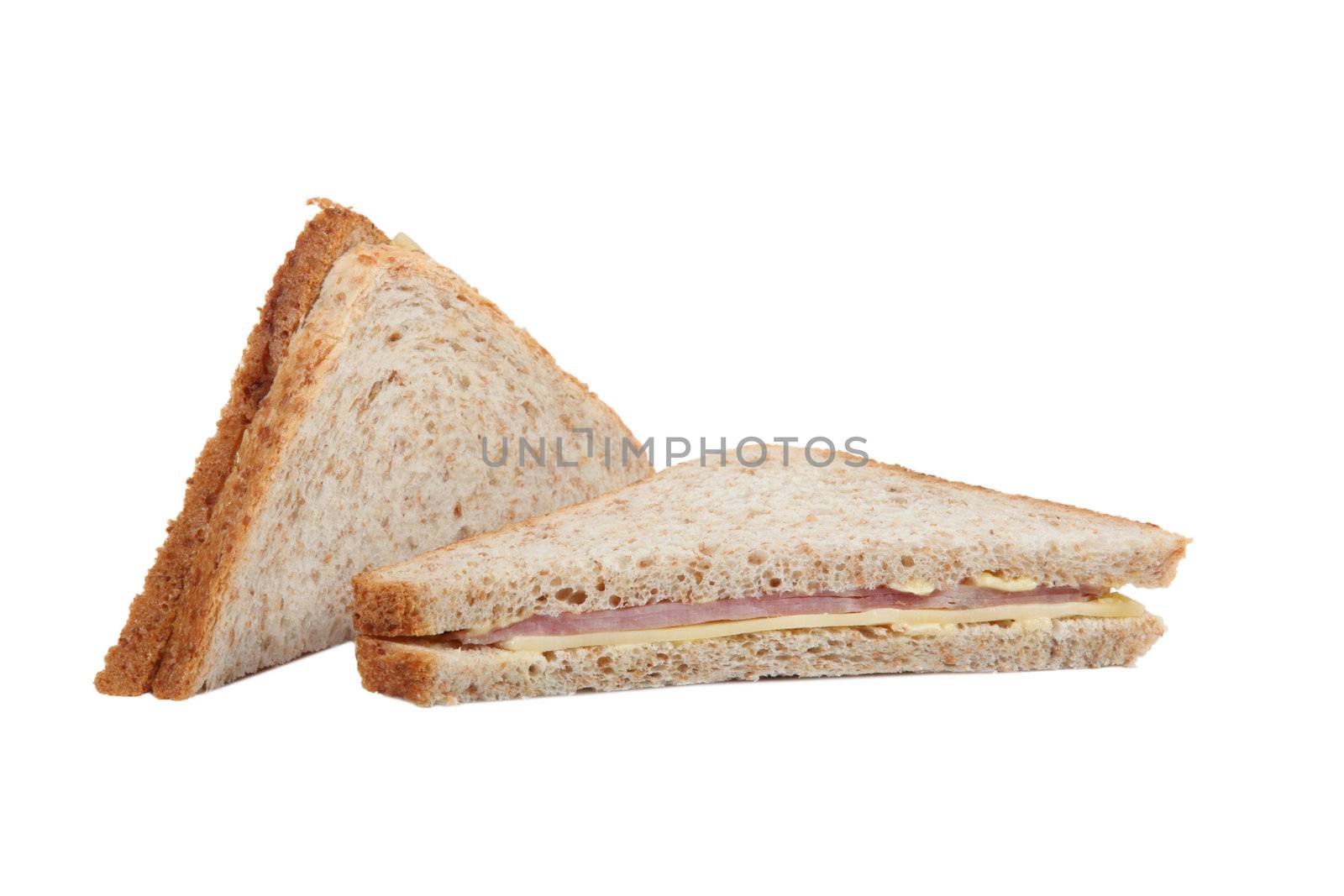 Ham and cheese sandwich by phovoir