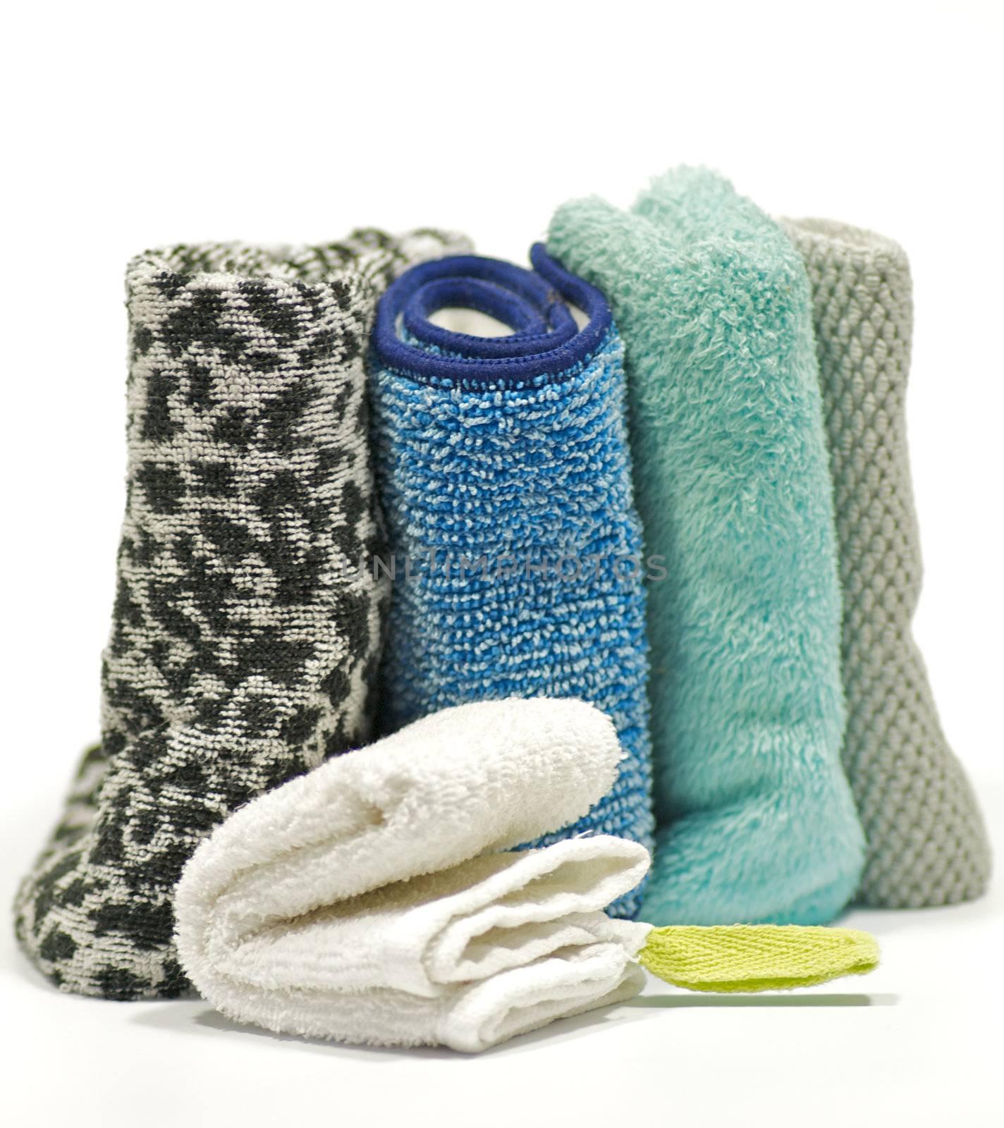 Colorful terry cloth towels by zhekos