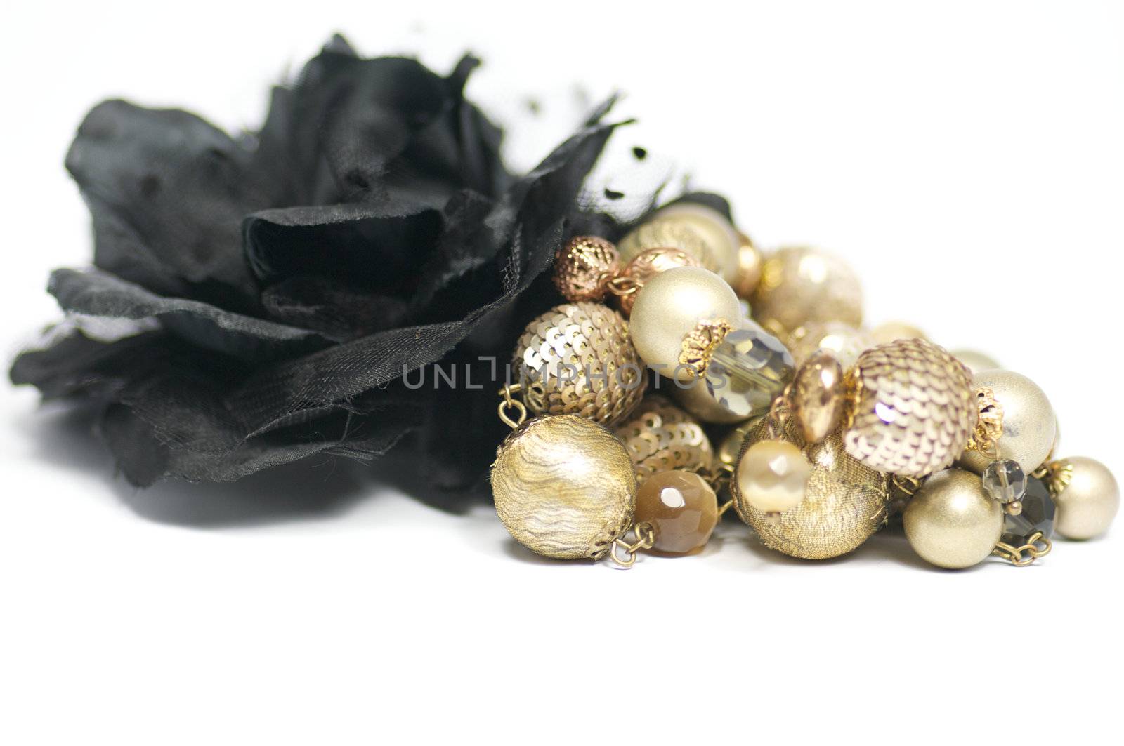 Jewelry and black rose buttonhole by zhekos