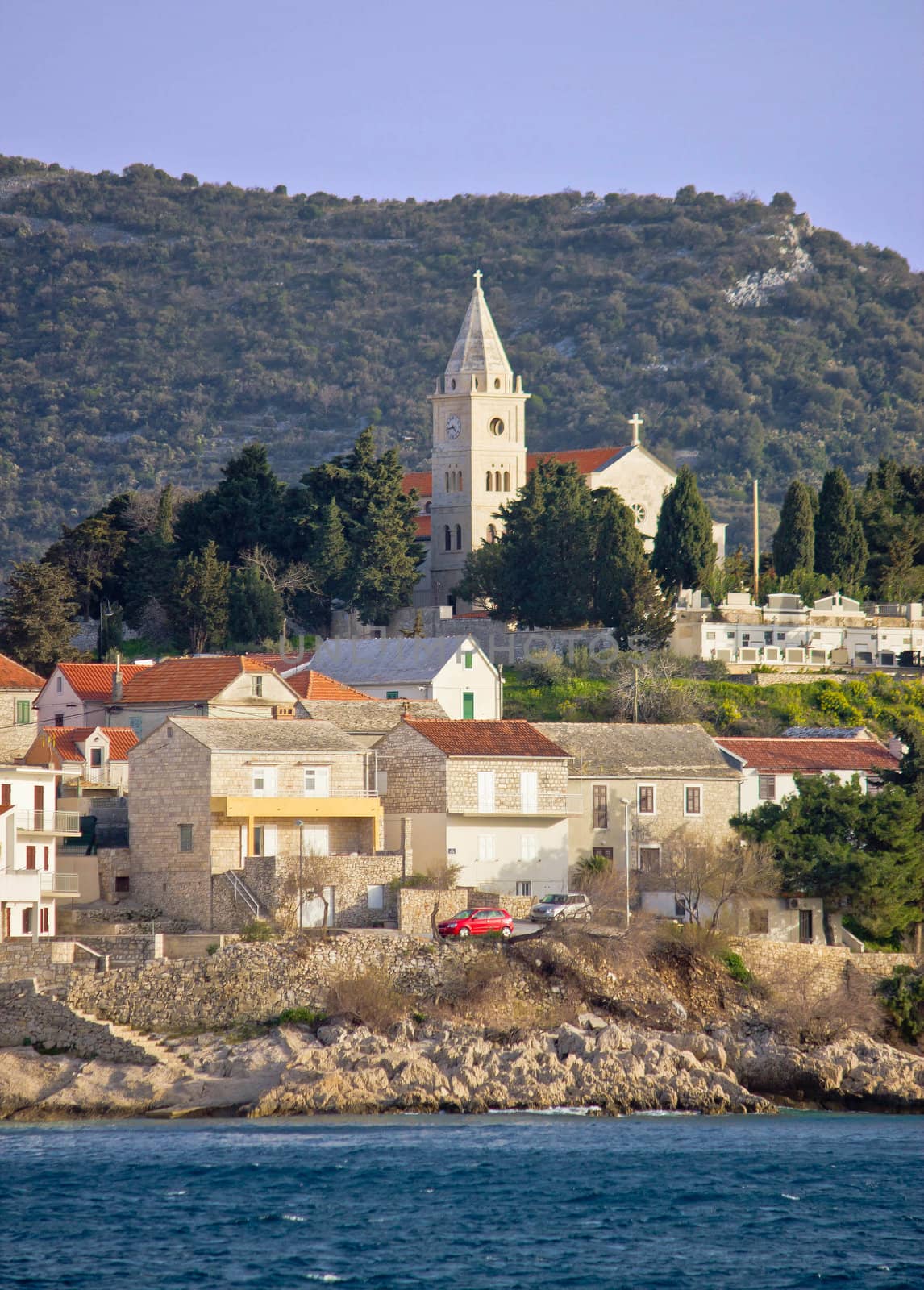 Historic town of Primosten in Dalmatia, Croatia