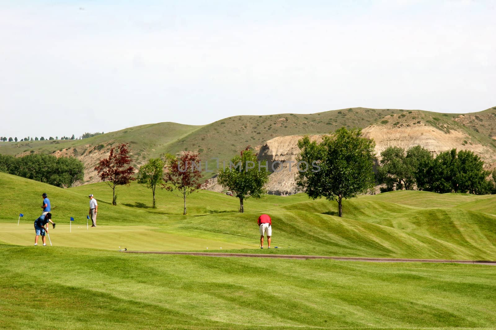 Golfing