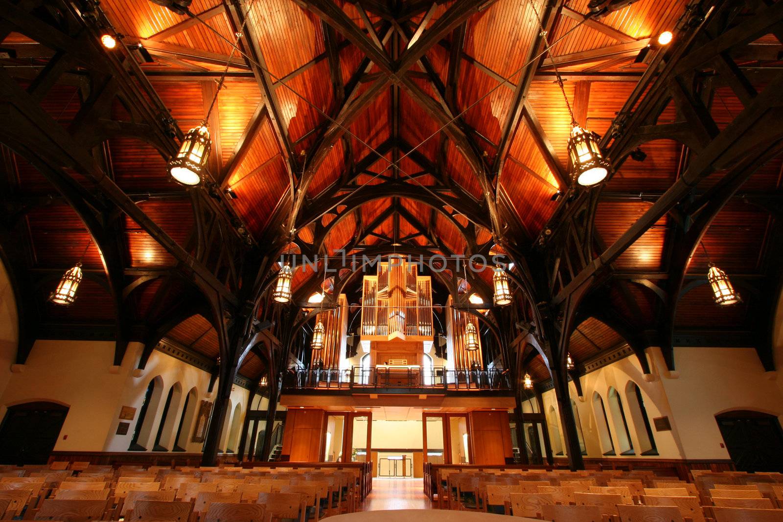 Interior  modern Church