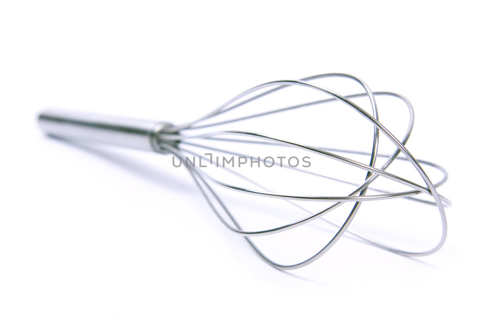 Whisk for stirring and beating isolated on white