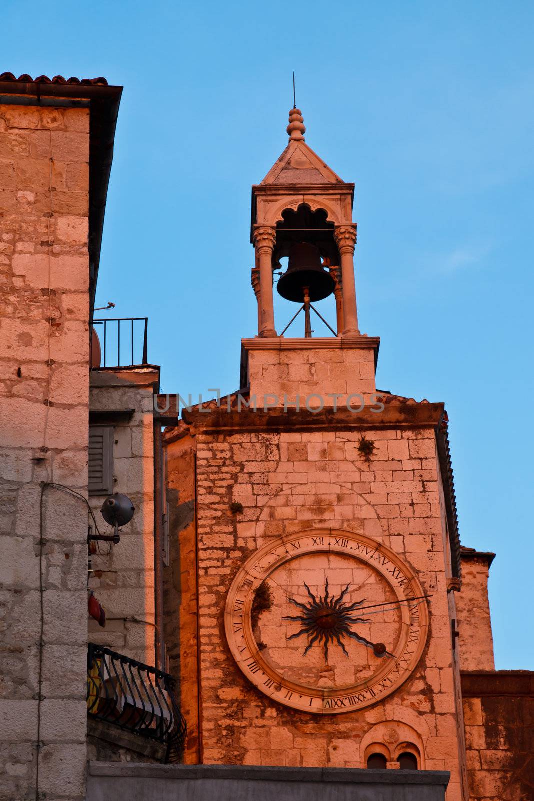 Iron Gate in Diocletian Palace in Split, Croatia