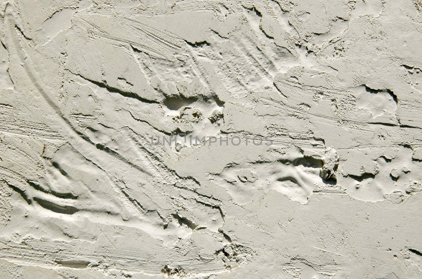 Closeup of rough plastered walls background by sauletas