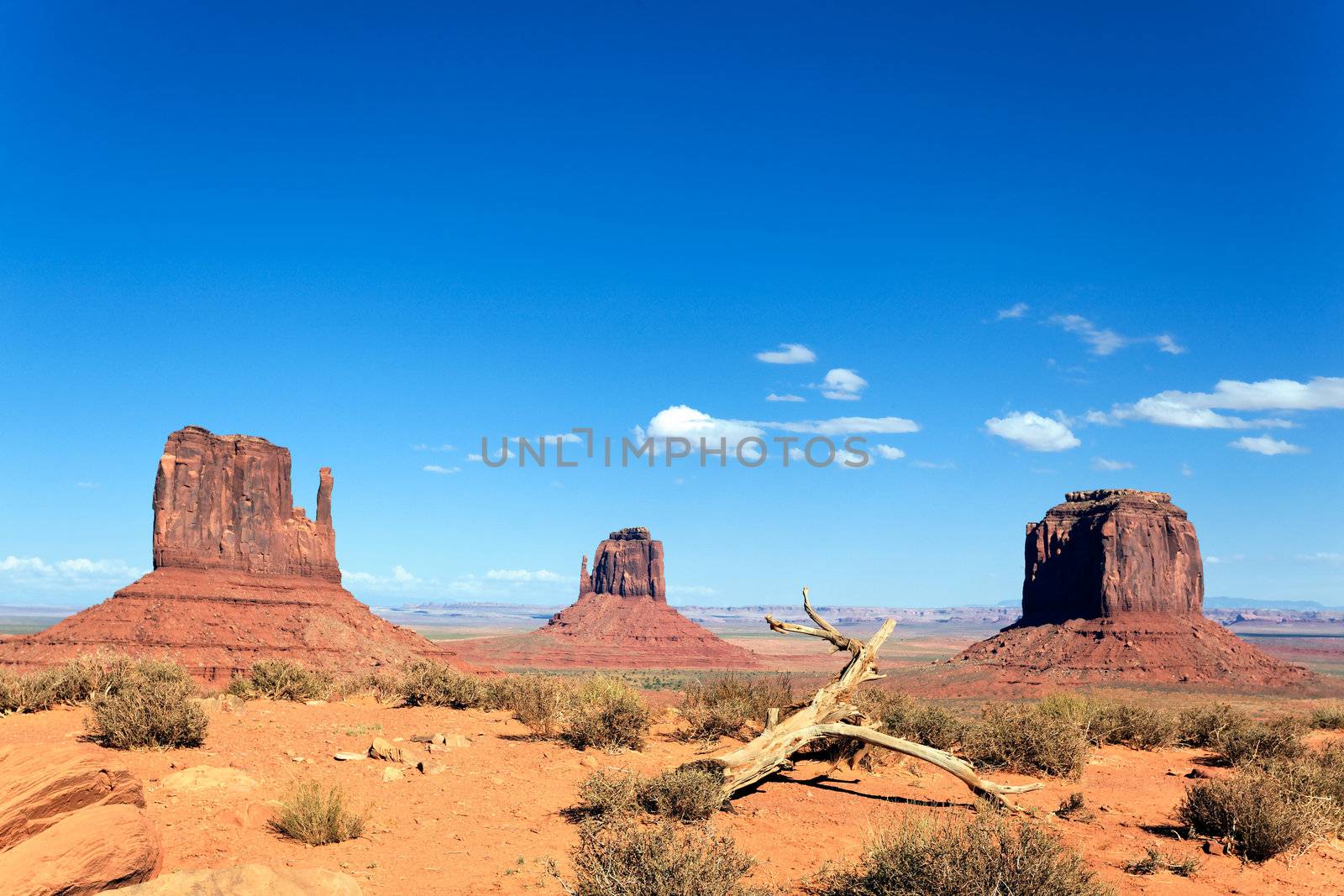 famous landscape of Monument Valley, Utah, USA. 