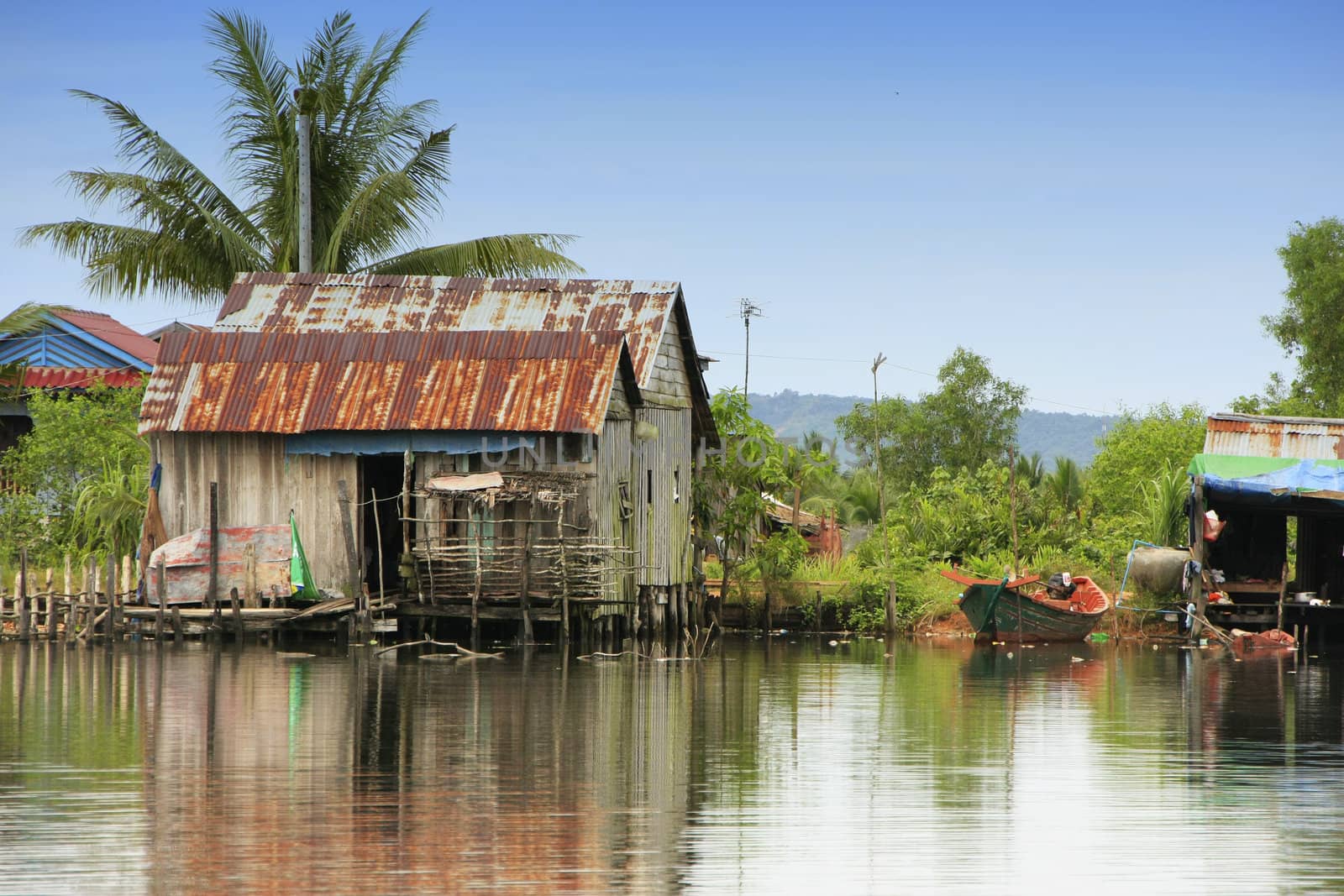 Stilt houses, Ream National Park, Cambodia by donya_nedomam