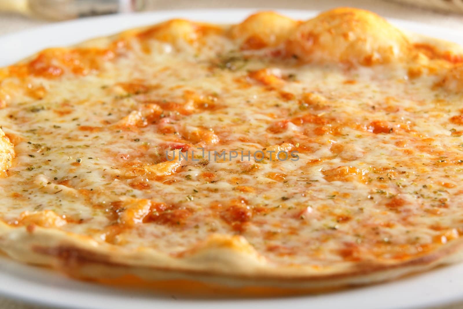 Fresh and hot pizza by fiphoto