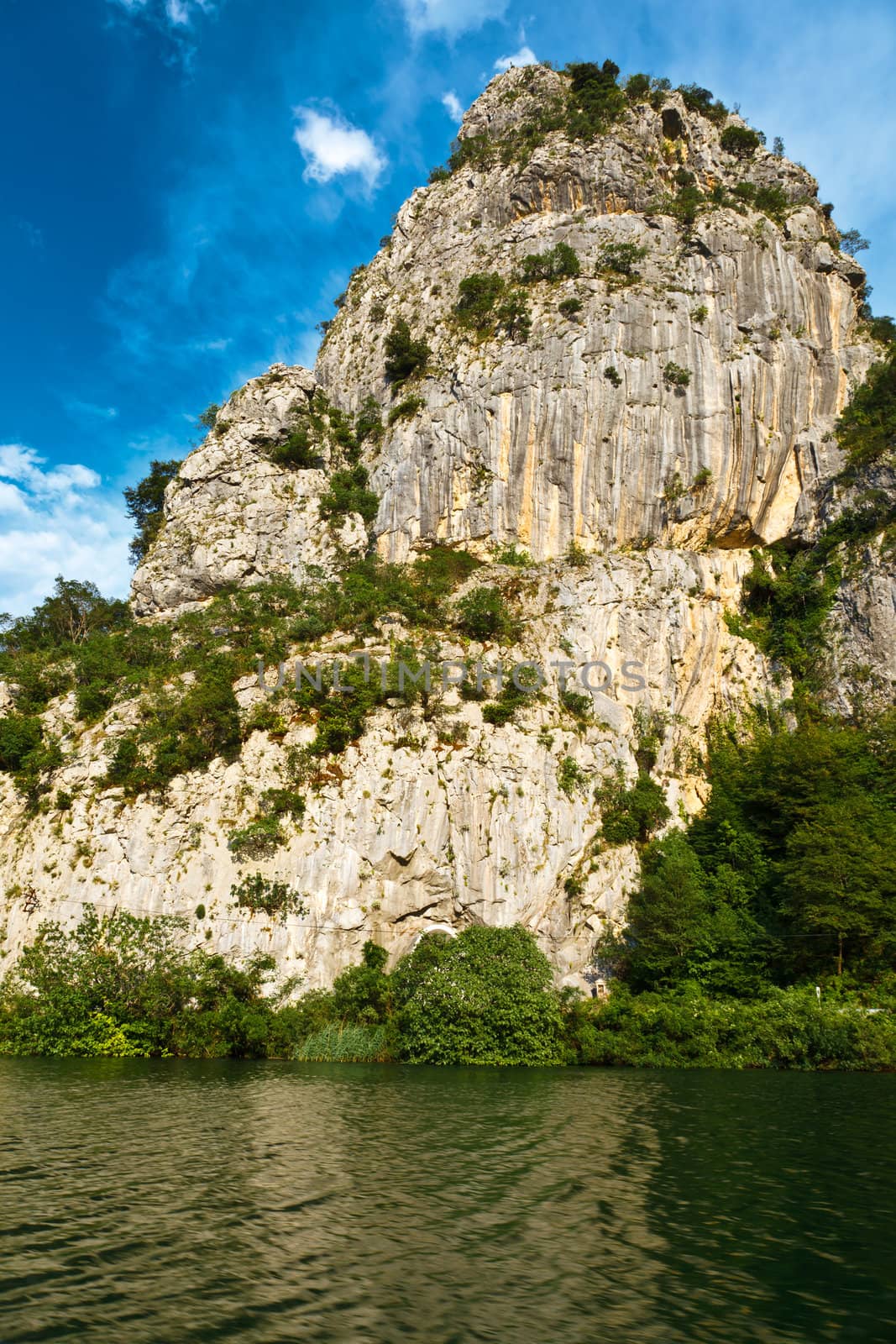 Canyon of Mountain River near Split, Croatia