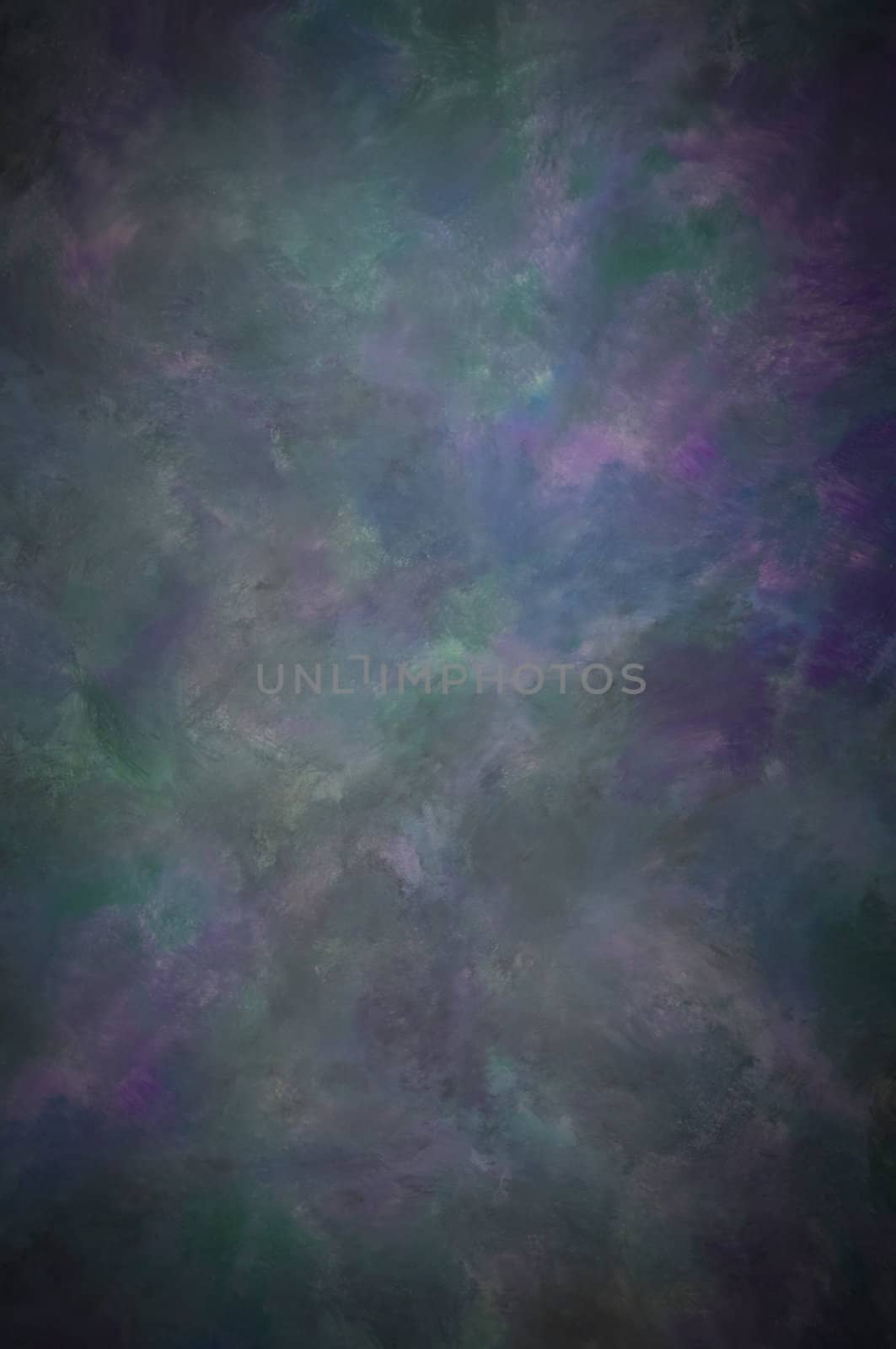 Green and purple oil paint faux-finish textured background