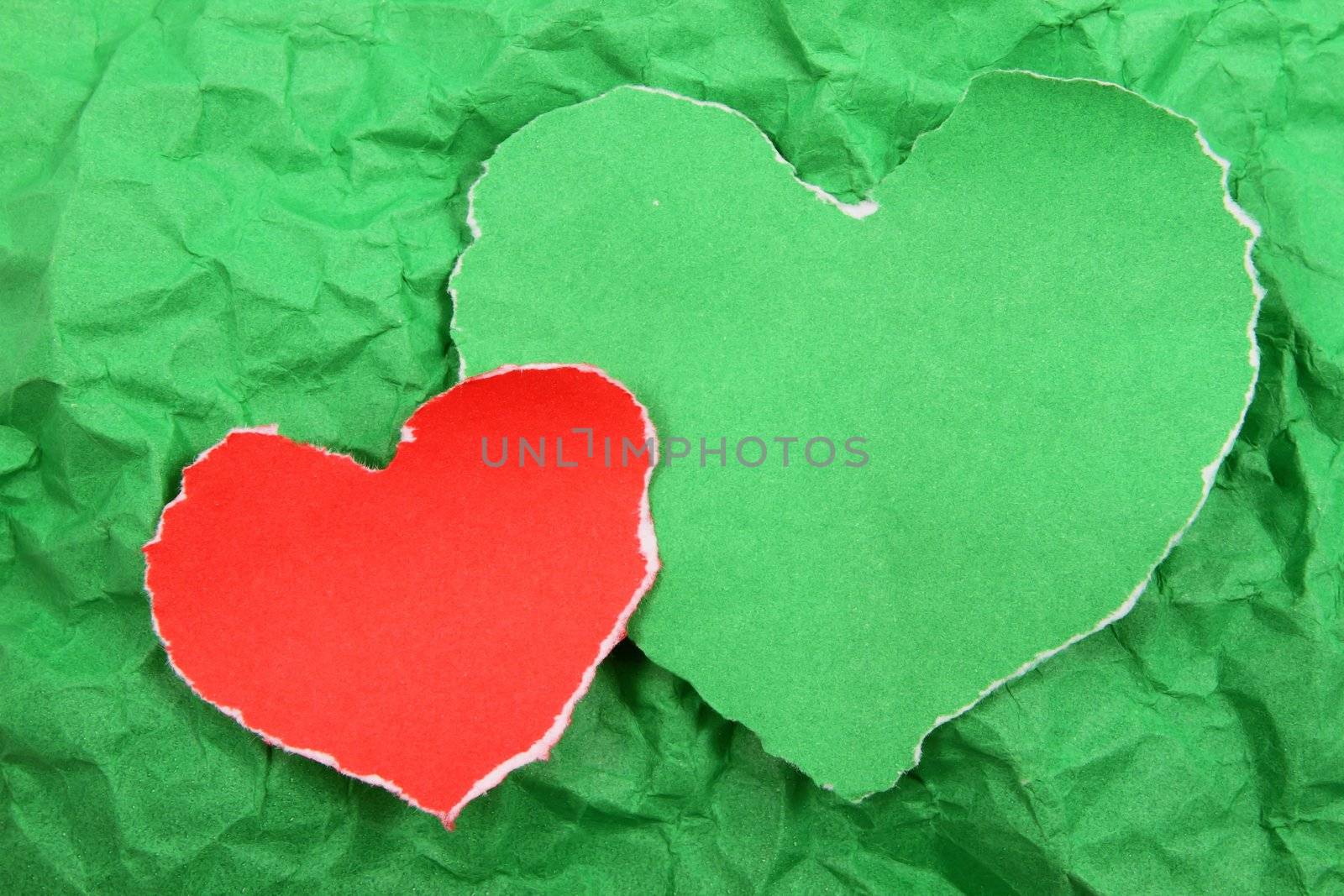 Creative simple background on Valentine' s Day by rufous