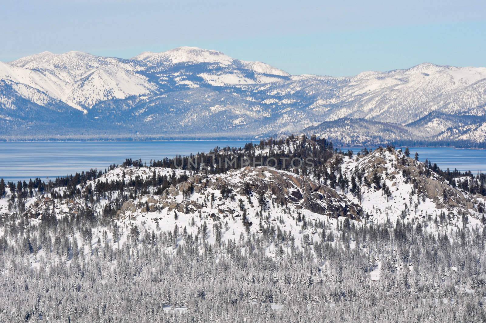 Lake Tahoe California in Winter